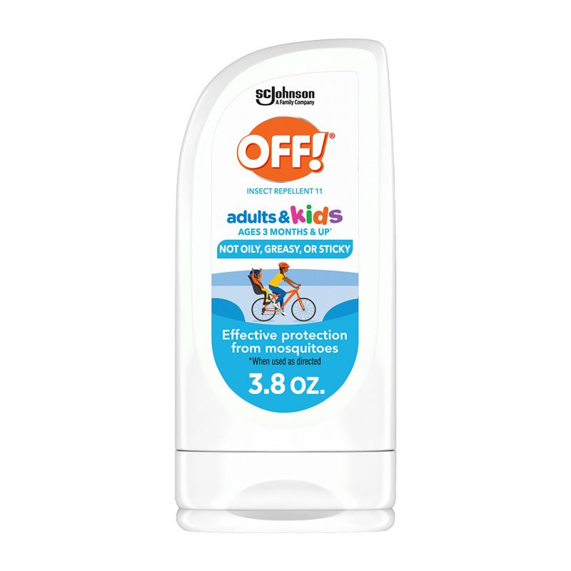 OFF! Adults and Kids Mosquito Repellent Picaridin Bug Lotion - 3.8oz