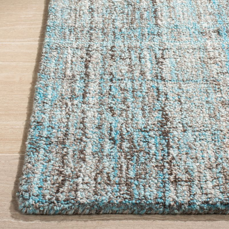 Abstract ABT141 Handmade Indoor Area Rug - Blue/Multi - 6'x9' - Safavieh