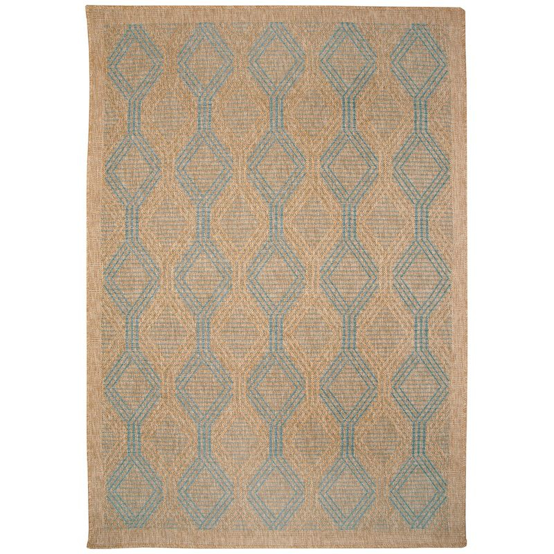Liora Manne Sahara Links Indoor/Outdoor Rug Aruba 6'6" x 9'4"