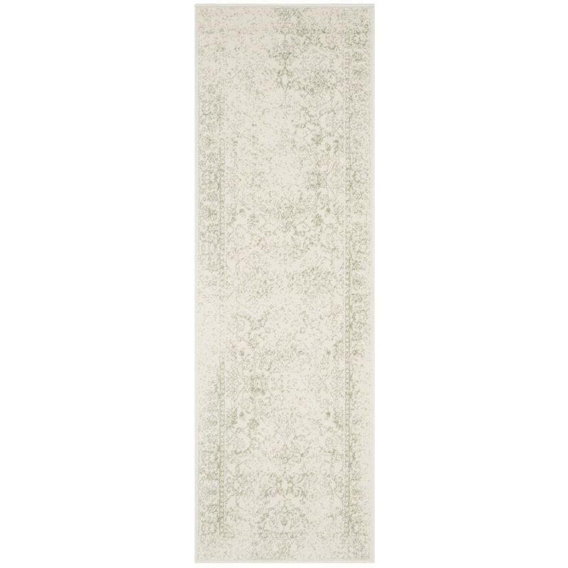Adirondack ADR109 Machine Made Indoor Runner - Ivory/Sage - 2'1"x6' - Safavieh