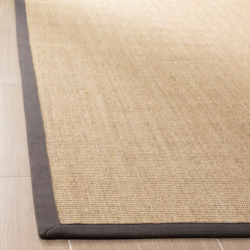 Natural Fiber NF131 Power Loomed Accent Rug - Natural/Dark Grey - 2'x3' - Safavieh.