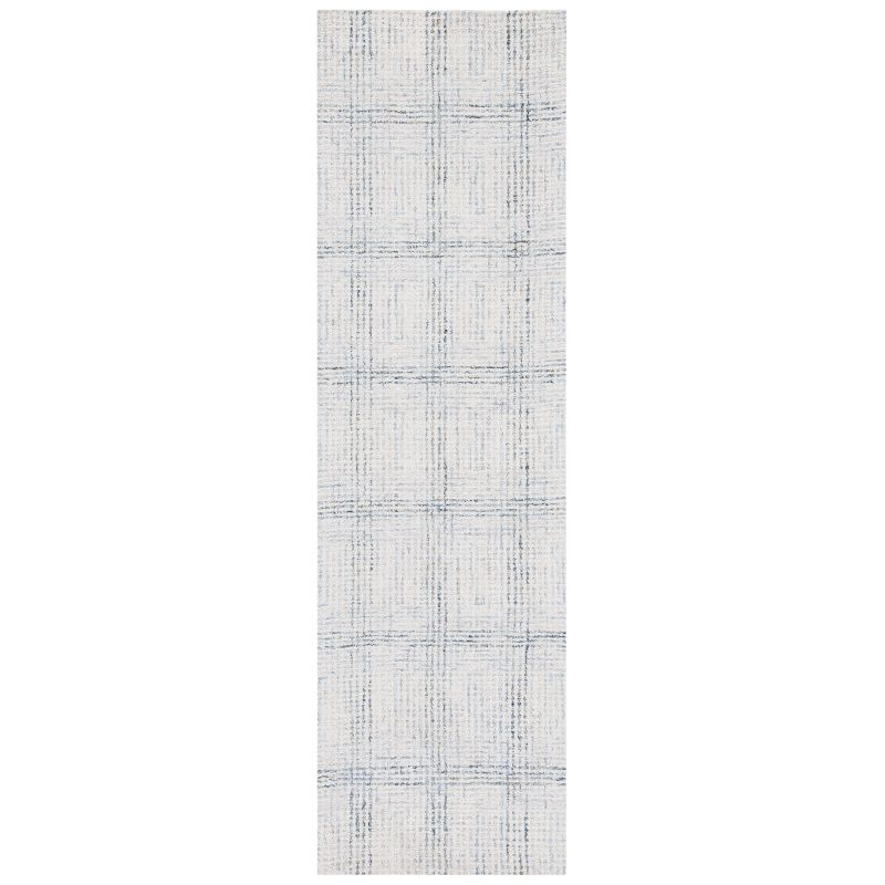Abstract ABT657 Handmade Indoor Runner - Ivory/Gold - 2'-3"x8' - Safavieh