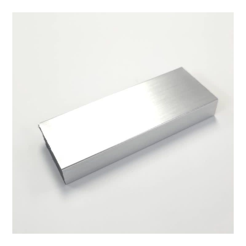 44" x 34" Brushed Nickel Framed Wall Mirror Silver - Amanti Art: Modern Rectangle, No Assembly Required