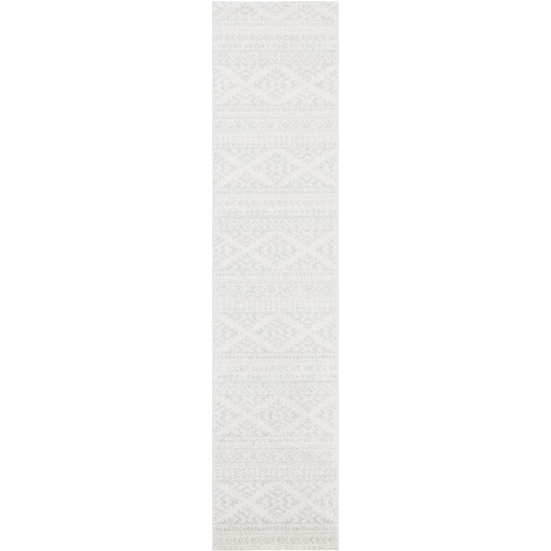 Tulum TUL272 Power Loomed Runner Rug - Ivory/Light Grey - 2'x11' - Safavieh.