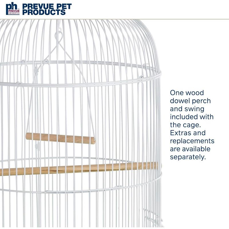Prevue Pet Products SP31999G Classic Round Bird Cage, Green,1/2"