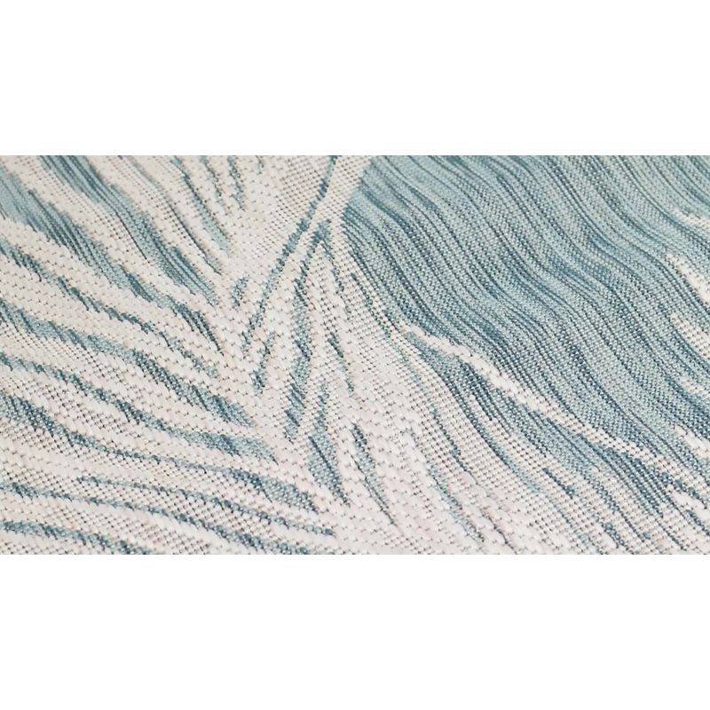 Liora Manne Carmel  Indoor/Outdoor Rug  Aqua