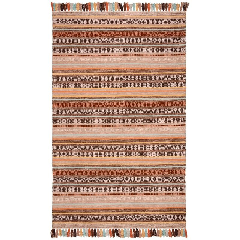 Montauk MTK901 Hand Woven Indoor Area Rug - Brown/Multi - 5'x8' - Safavieh.