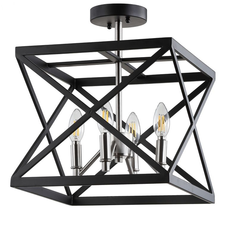 Matias Flush Mount - FLU4029 - Black - Safavieh