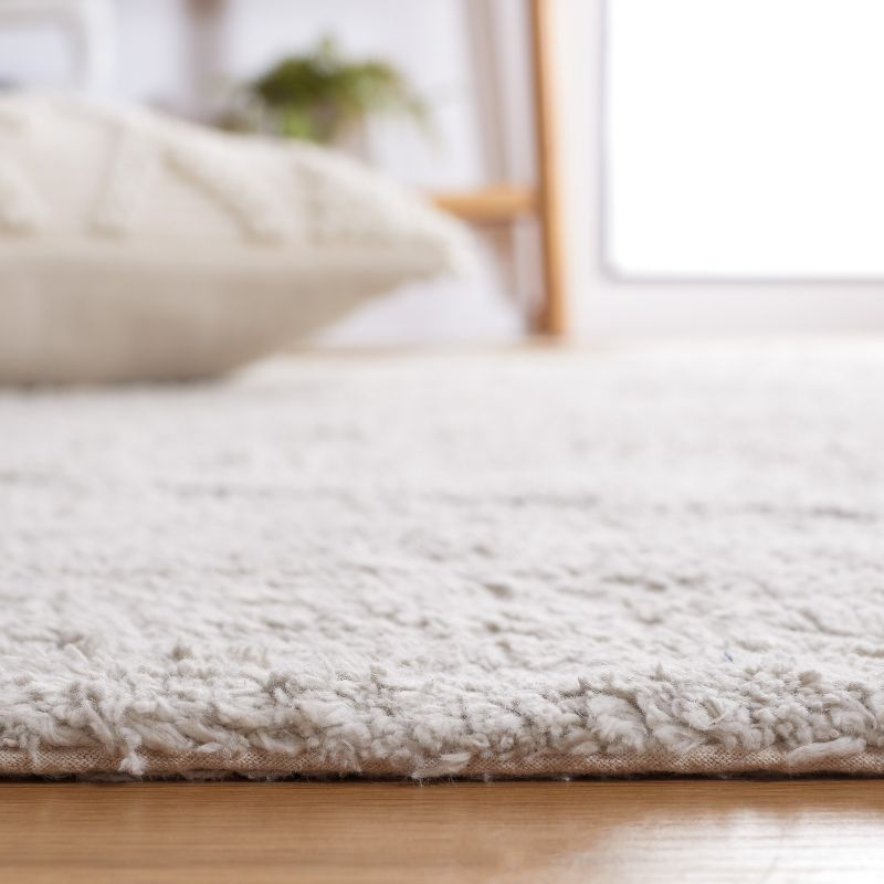 Easy Care ECR210 Hand Woven Machine Washable Indoor Accent Rug - Grey/Ivory - 3'x5' - Safavieh