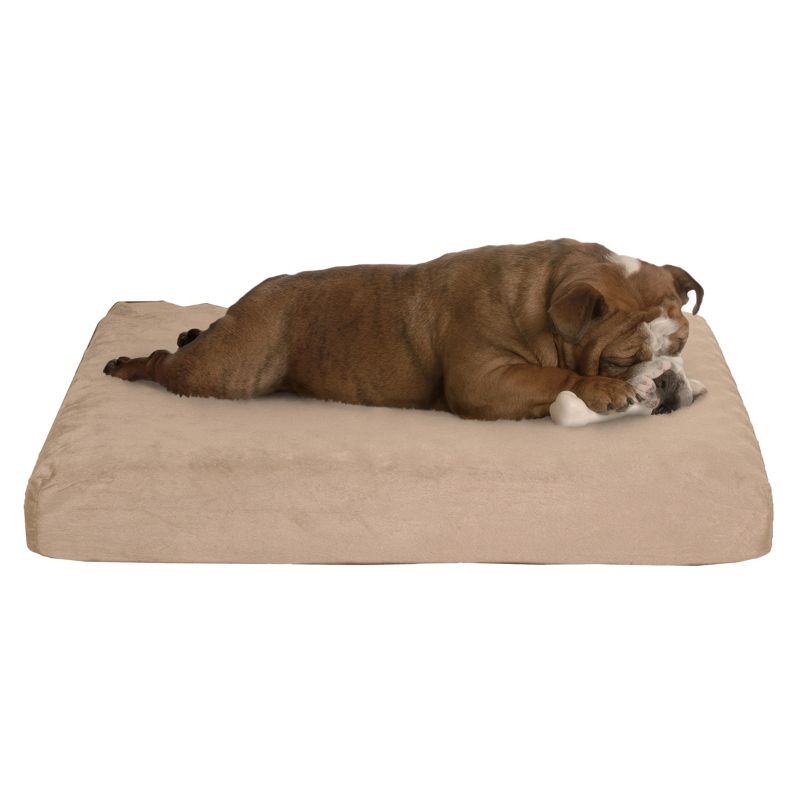 Pet Adobe Orthopedic Memory Foam Dog Bed - Tan