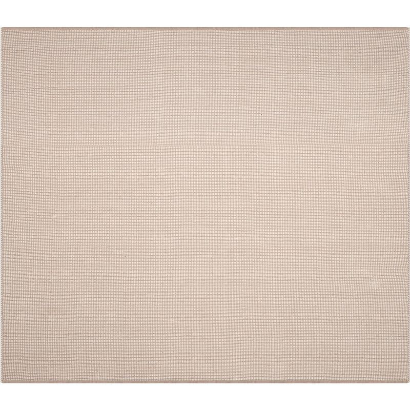 Montauk MTK345 Hand Woven Indoor Area Rug - Ivory/Grey - 6'x6' - Safavieh