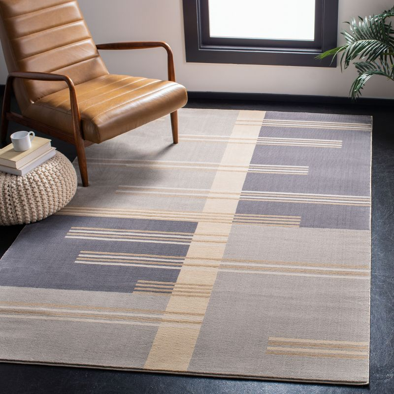Orwell ORW304 Power Loomed Indoor Area Rug - 5'3"x7'7" - Grey/Charcoal - Safavieh