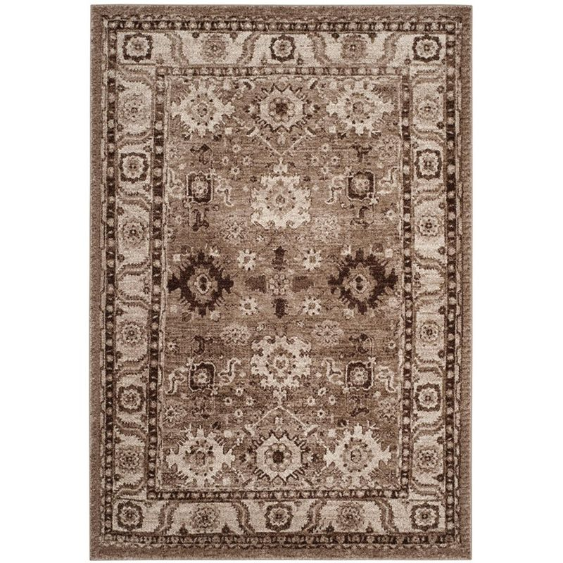 Vintage Hamadan VTH214 Power Loomed Indoor Area Rug - Taupe - 6'7"x9' - Safavieh.