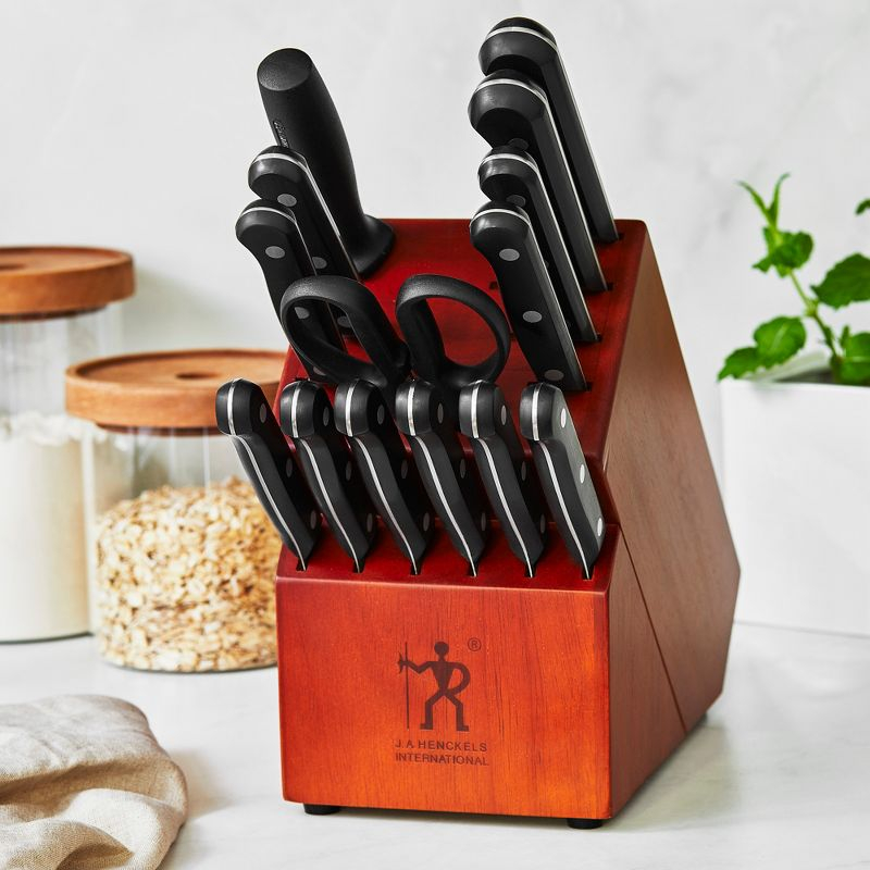 HENCKELS Solution Razor-Sharp 15-pc Knife Set, German Engineered Informed by 100+ Years of Mastery, Chefs Knife