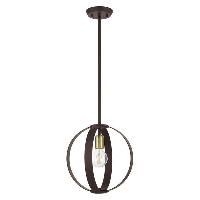 Livex Lighting Modesto 1 - Light Pendant in  Bronze
