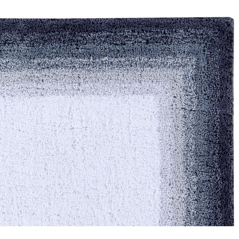 Better Trends Torrent 100% Cotton Tufted Non- Slip Backing 2 Pc (17"x24"|20"x20") Bath Rug Set - Gray