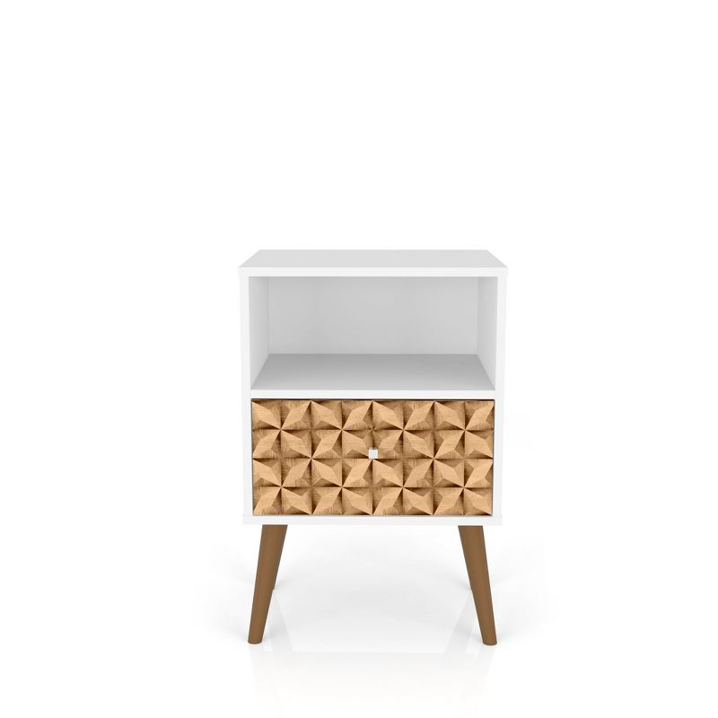 Liberty 1.0 Mid Century Modern Nightstand Black - Manhattan Comfort