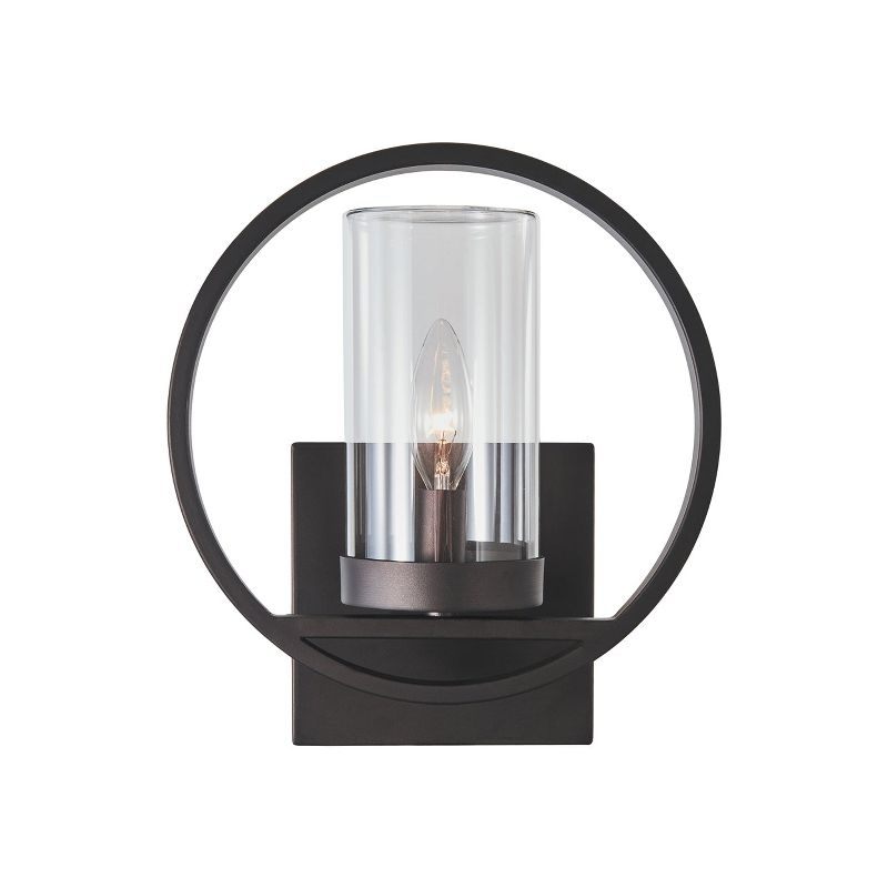 Chloe Lighting Joseph Transitional 1 Light Rubbed Bronze Outdoor/indoor Wall Sconce 11"Tall