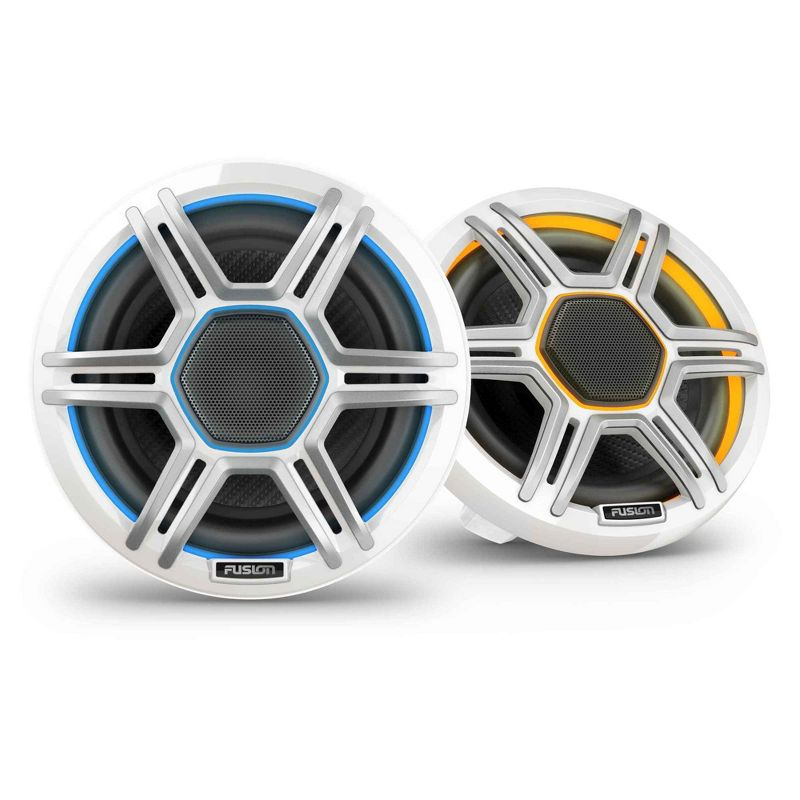 Garmin Fusion Apollo AP-FL65SPW 6.5" LED Marine Speakers Sport Grills, White, Pair