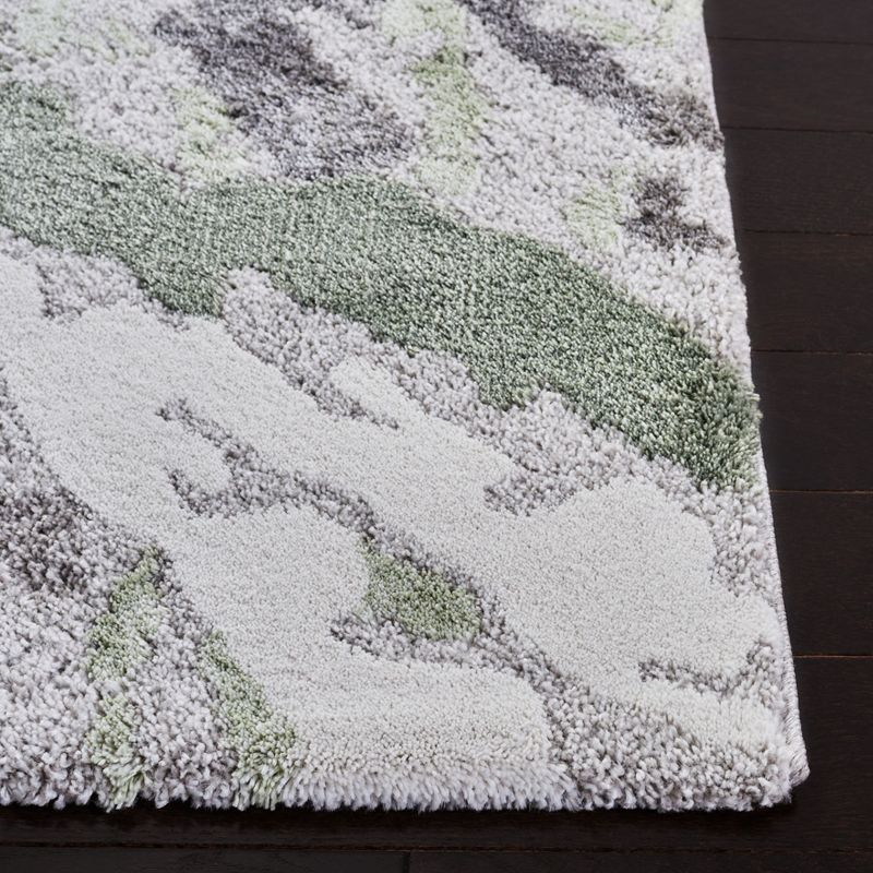 Century CTY324 Power Loomed Area Rug - Grey/Green - 6'7"x9' - Safavieh.