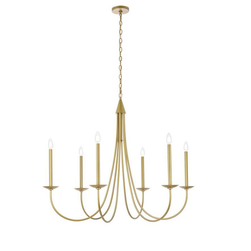 Elegant Lighting Cohen 42 inch pendant in brass