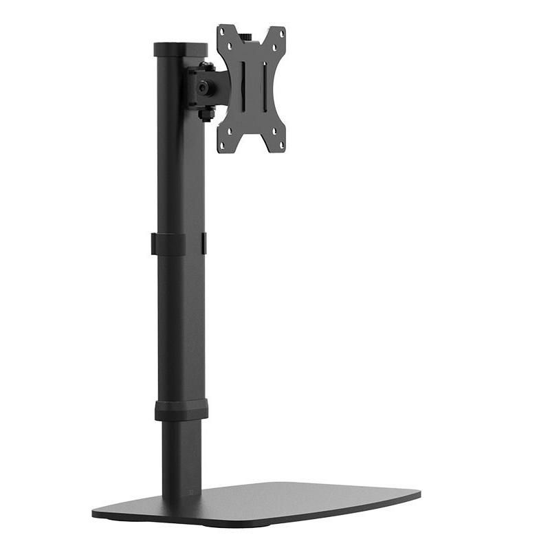 Monoprice Free Standing Single Monitor Desk Mount For Monitors Up To 27 Inches | Easy Height-Adjustable - Workstream Collection
