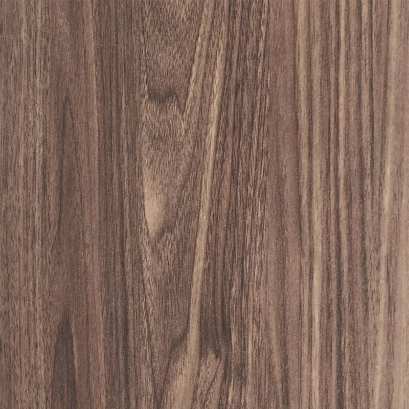 35.88" Liam 6 Cube Bookcase Walnut - Crosley: Mid-Century Design, Media Center-Compatible, Tapered Legs