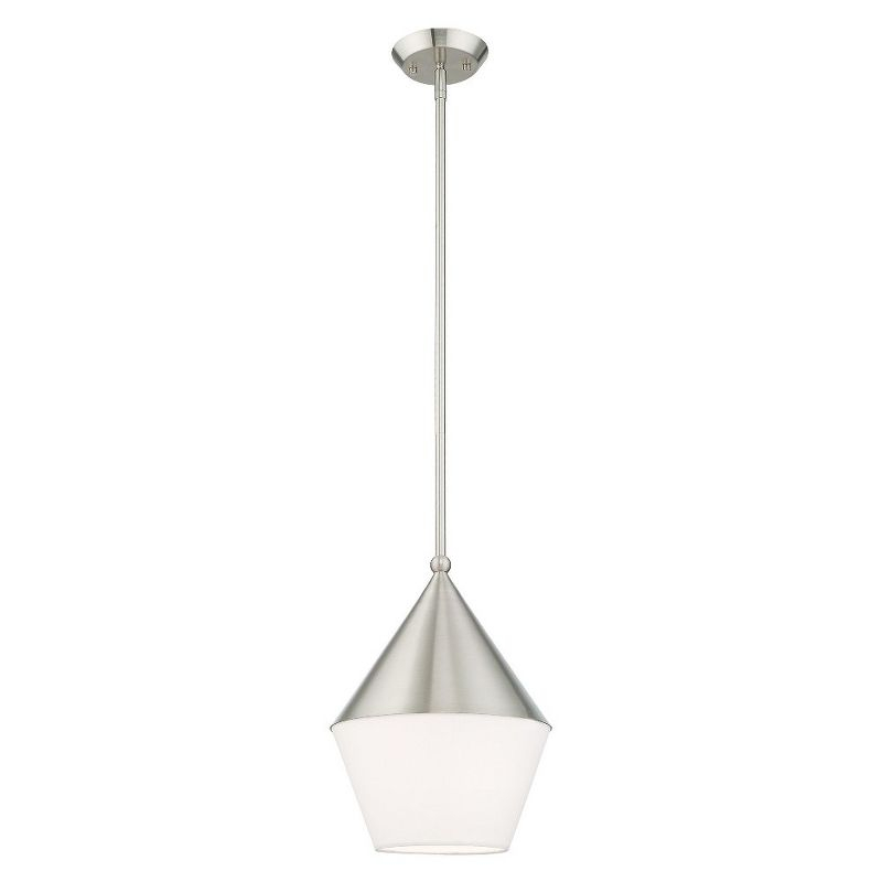 Livex Lighting Stockholm 1 - Light Pendant in  Brushed Nickel
