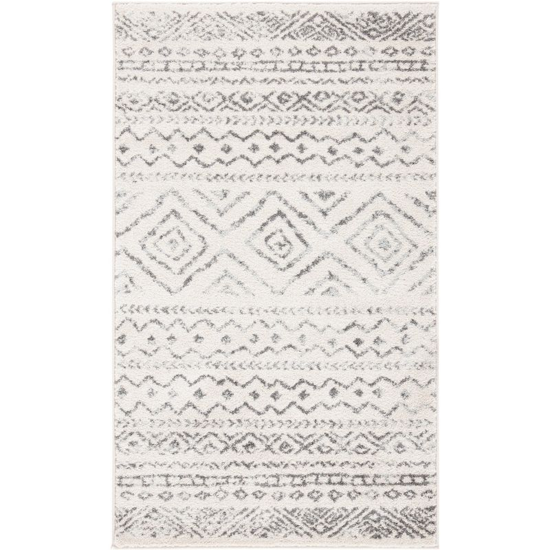 Tulum TUL267 Power Loomed Accent Rug - Ivory/Grey - 2'x4' - Safavieh.