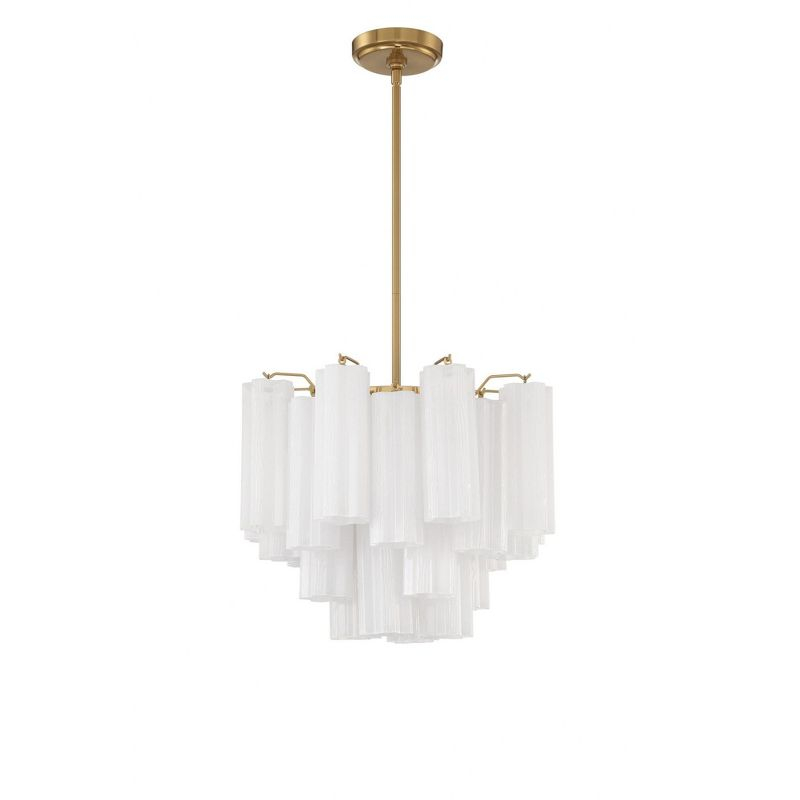 Crystorama Lighting Addis 4 - Light Chandelier in  Aged Brass