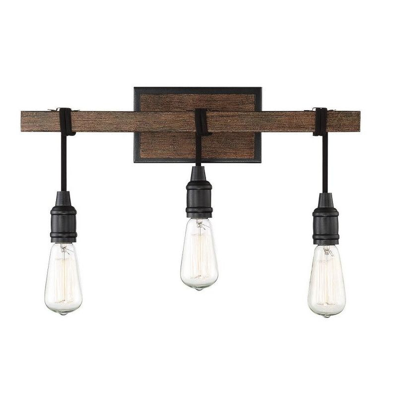 Savoy House Burgess 3 - Light Vanity in  Durango