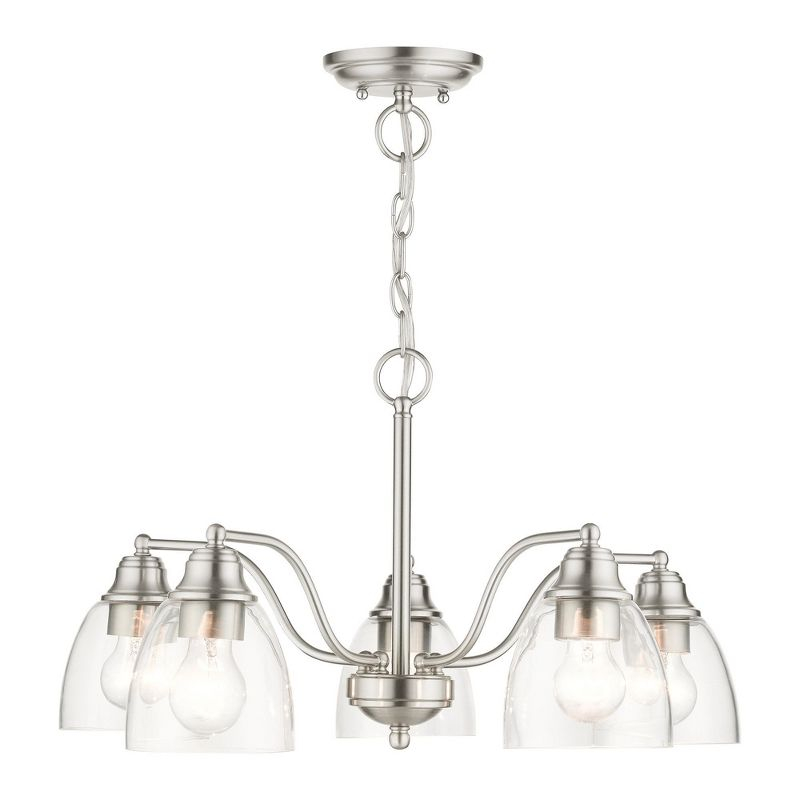 Livex Lighting Montgomery 5 - Light Chandelier in  Brushed Nickel