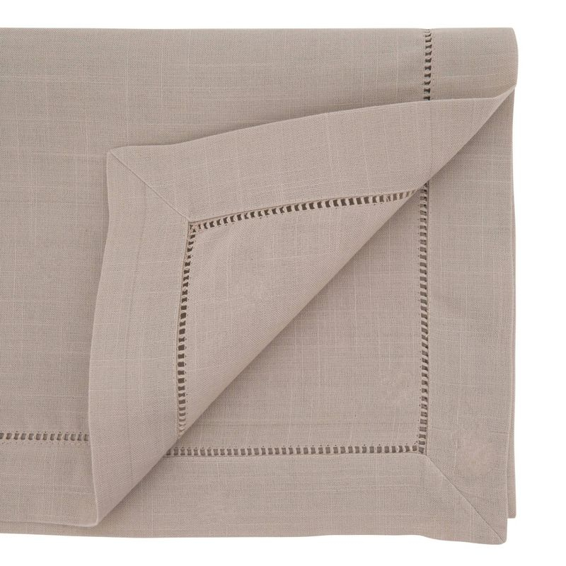 Hemstitch Border Design Tablecloth - Saro Lifestyle