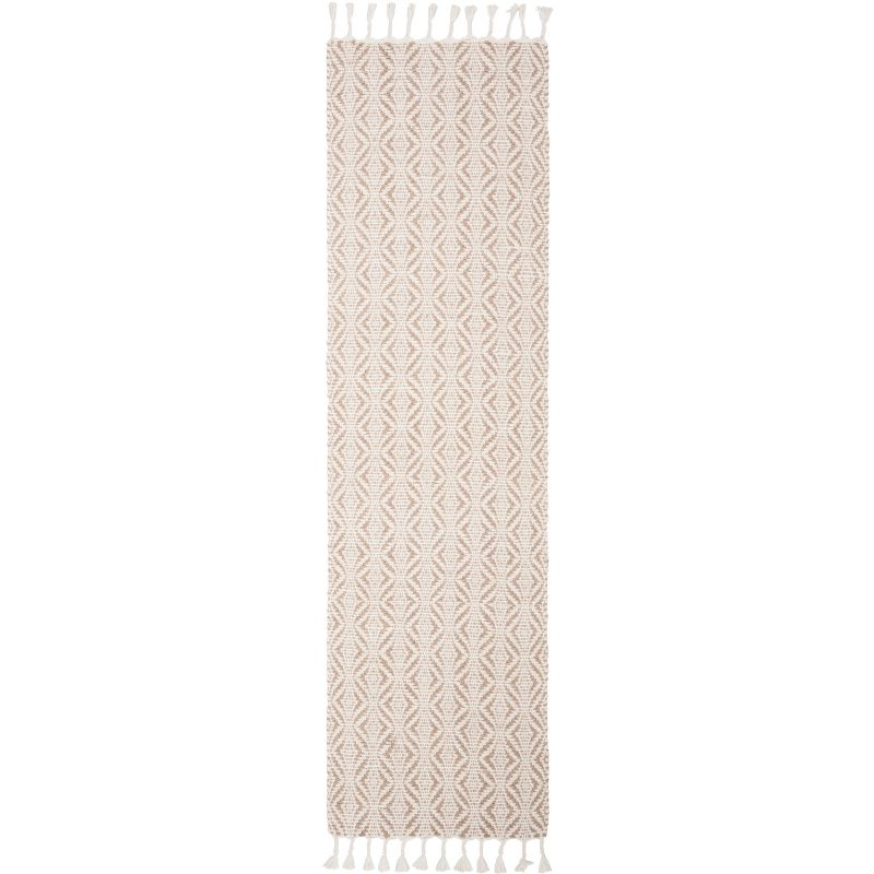 Natura NAT153 Hand Loomed Runner Rug - Beige - 2'3"x8' - Safavieh.