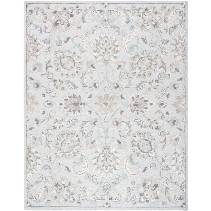 Glamour GLM624 Hand Tufted Indoor Area Rug - Light Blue/Ivory - 8'x10' - Safavieh