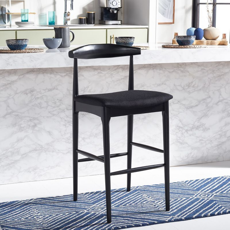 Lionel Retro Bar Stool - BST1503 - Black - Safavieh
