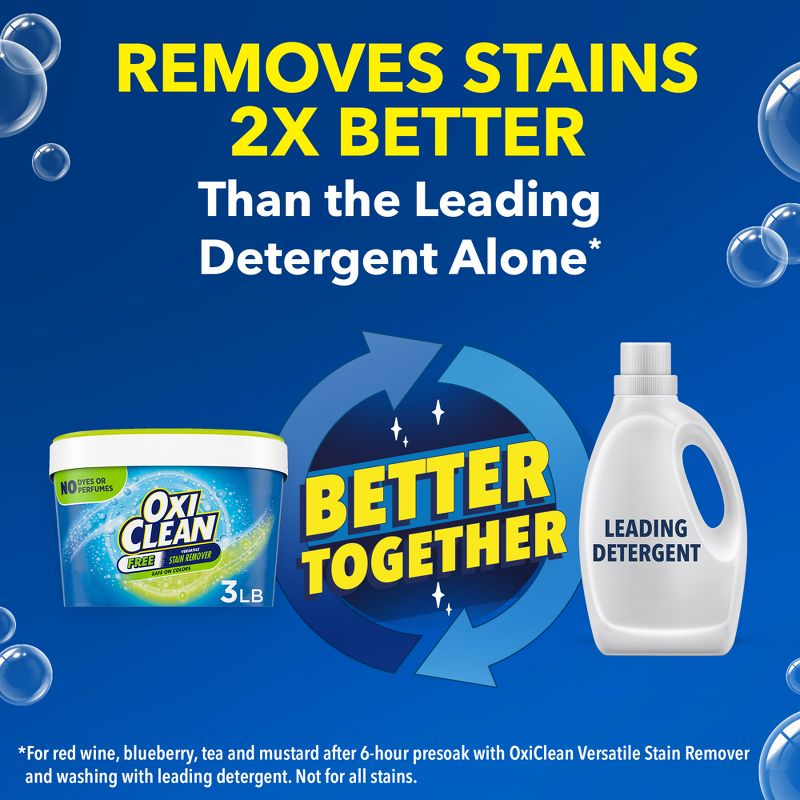 OxiClean Powder Versatile Stain Remover Free - 3.5lbs