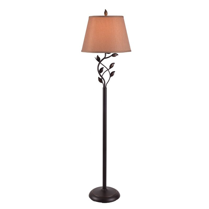 Ashlen Floor Lamp Oil Rubbed Bronze - Kenroy Home: Organic Design, 3-Way Lighting, UL Listed