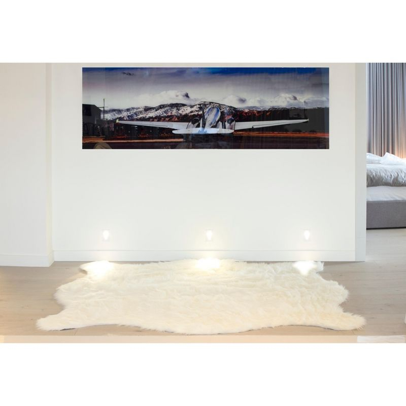 Luxe Classic Faux Hide Rug | Polar bear | 5.25'x7.5'
