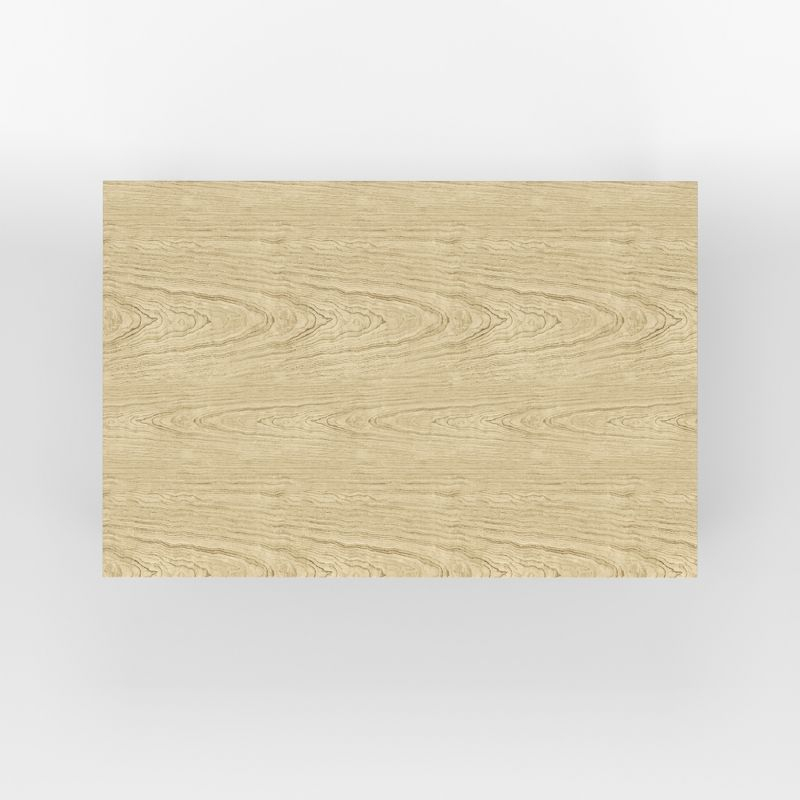 Glenwillow Home 48" Rectangular Solid Wood Dining Table in White/Natural