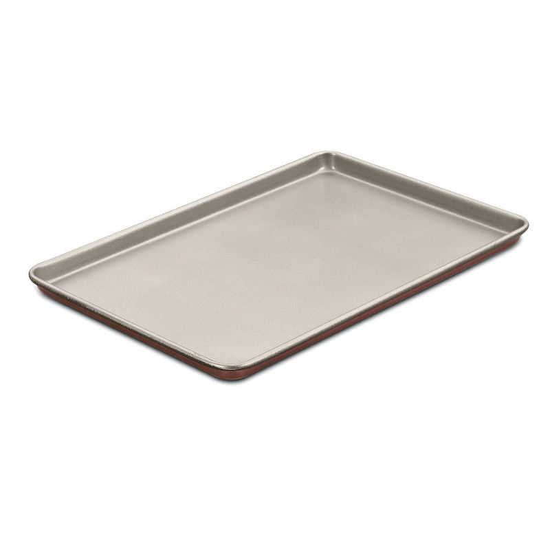 Cuisinart Chef's Classic 17" Non-Stick Bronze Color Baking Sheet - AMB-17BSBZ: Large Rimmed Cookie Sheet Pan