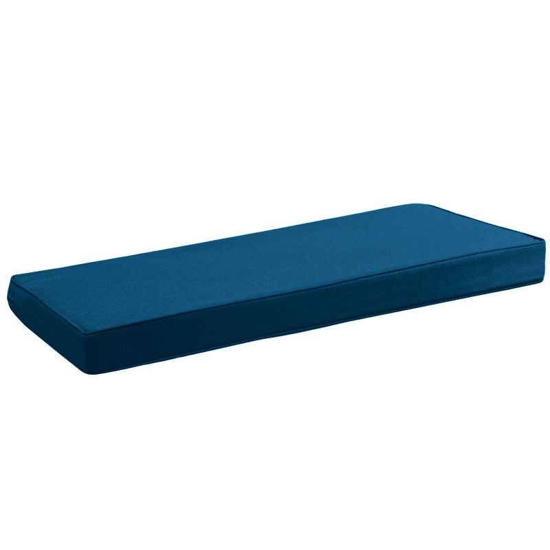 Indoor/Outdoor Patio Bench Foam Cushion 18" x 42", Teal