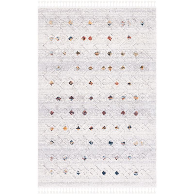 Marrakesh MRK568 Power Loomed Area Rug - Grey/Light Grey - 5'3"x7'6" - Safavieh.