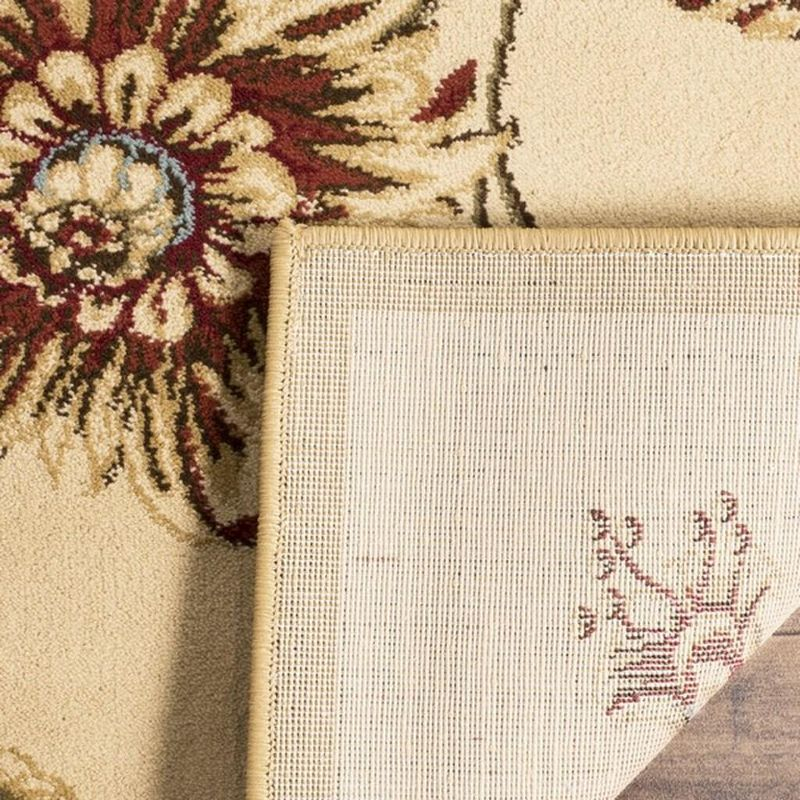 Lyndhurst LNH552 Power Loomed Area Rug - Ivory/Multi - 5'3"x7'6" - Safavieh.
