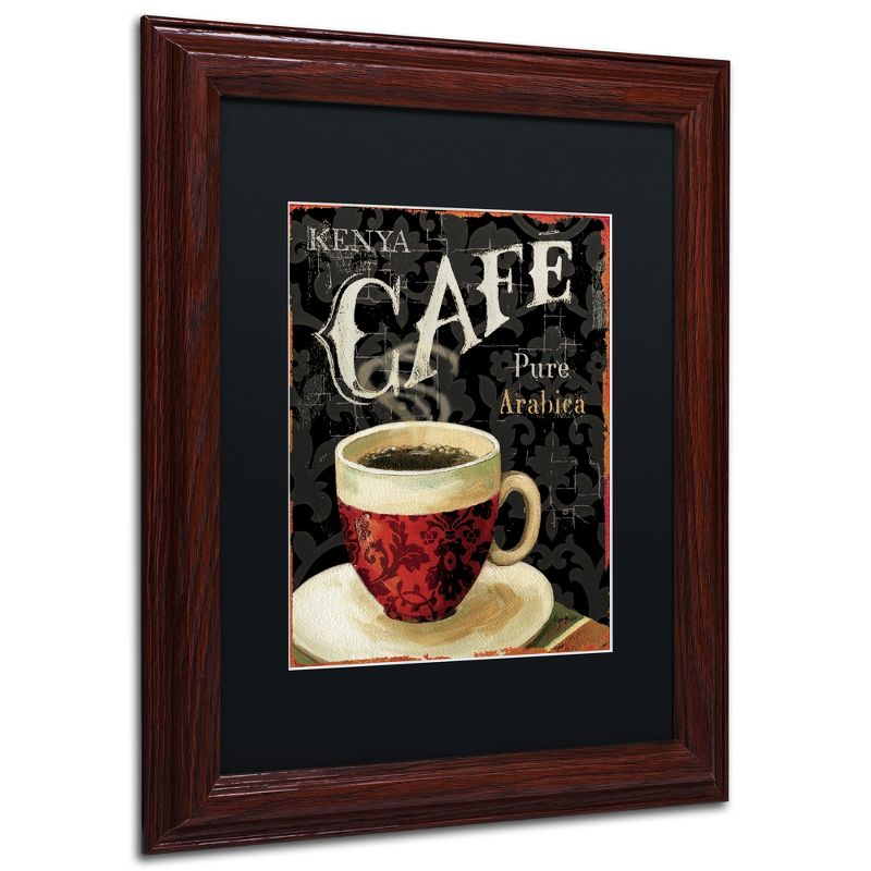 Lisa Audit 'Today's Coffee I' Matted Framed Art - 11x14