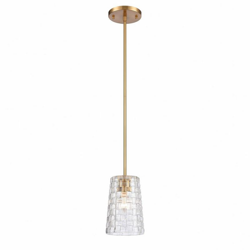 Elk Home Lightweave 1 - Light Pendant in  Satin Brass