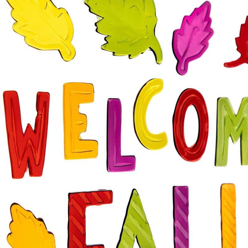 Northlight 17-Piece Welcome Fall Thanksgiving Gel Window Clings