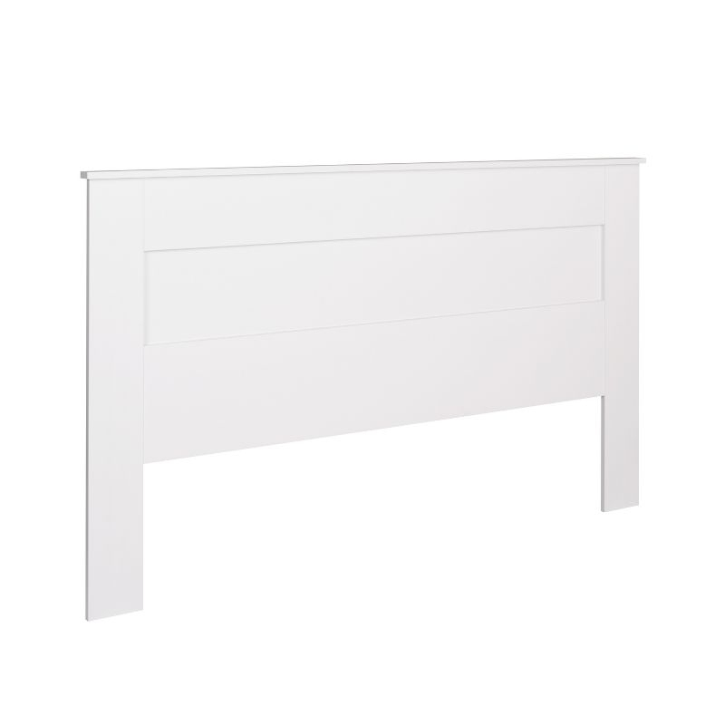 Prepac King Flat Panel Headboard White : 5-Year Warranty, MDF Construction, Spot Clean, King Size