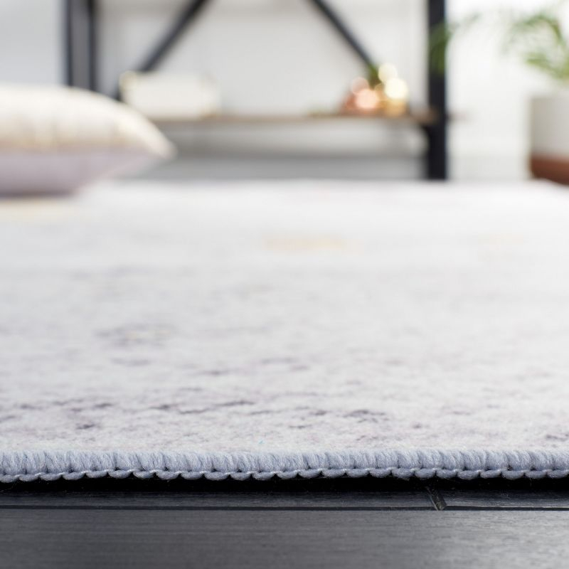 Tacoma TAC803 Power Loomed Machine Washable Area Rug - Grey/Gold - 6'x9' - Safavieh.