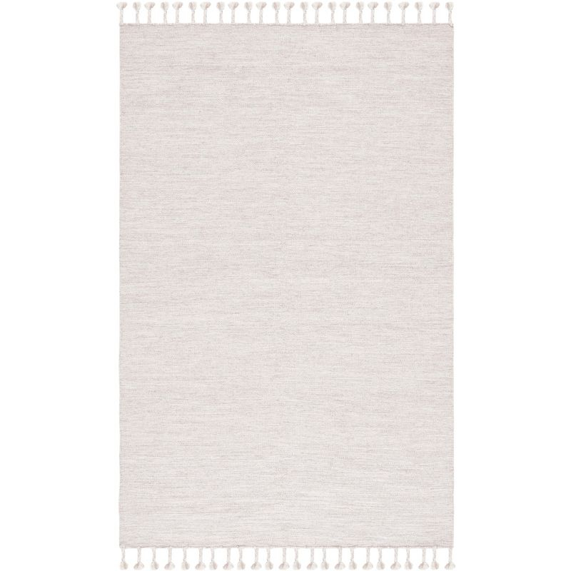 Dhurries DHU801 Hand Loomed Area Rug - Beige - 3'x5' - Safavieh.